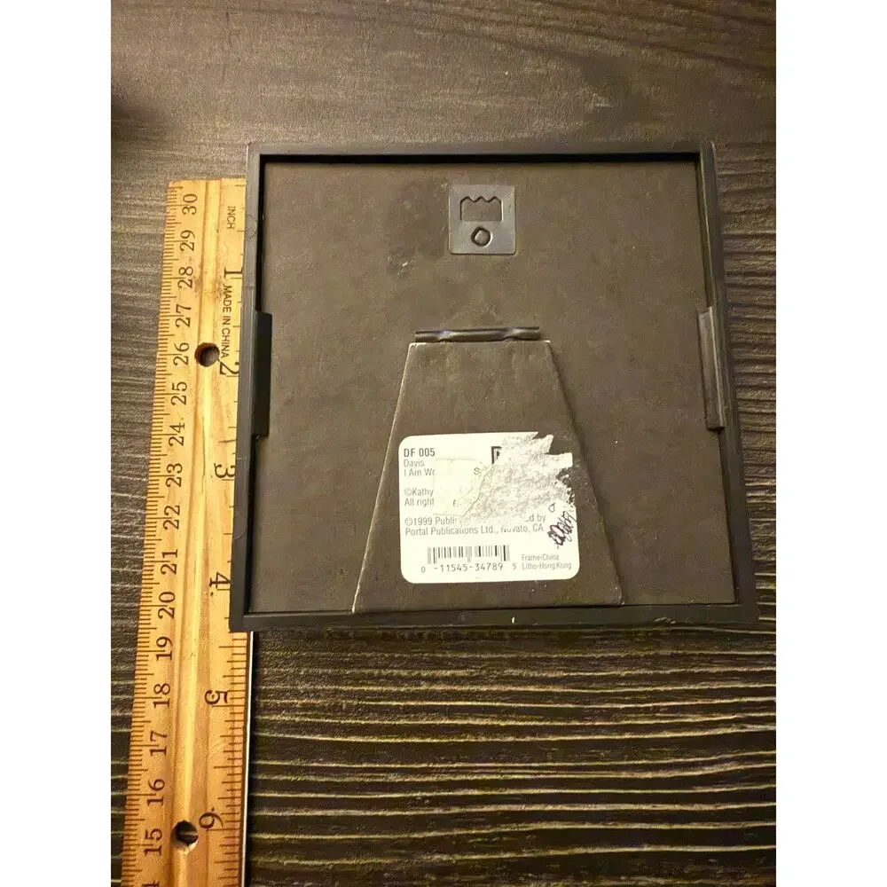 6/$25 Vintage “I am Woman..” Shadow Box Photo Frame